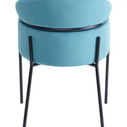 Stühle|KARE Design Armlehnstuhl Alexia Velvet Blau