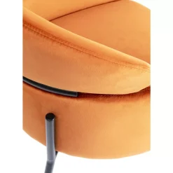 Stühle|KARE Design Armlehnstuhl Alexia Velvet Orange