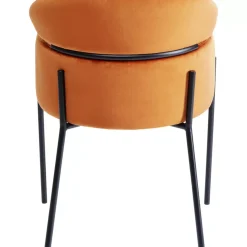 Stühle|KARE Design Armlehnstuhl Alexia Velvet Orange