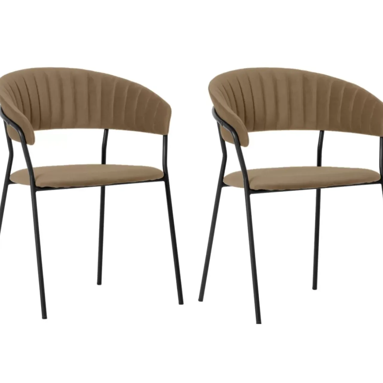 Stühle|KARE Design Armlehnstuhl Belle Braun (2/Set)