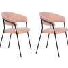 Stühle|KARE Design Armlehnstuhl Belle Rosa (2/Set)