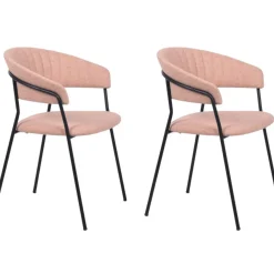 Stühle|KARE Design Armlehnstuhl Belle Rosa (2/Set)
