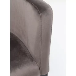 Stühle|KARE Design Armlehnstuhl Black Mode Velvet Grau