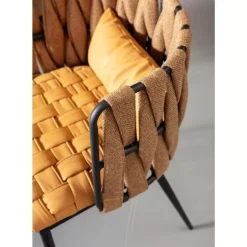 Stühle|KARE Design Armlehnstuhl Cheerio Gelb Inkl. Kissen