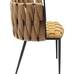 Stühle|KARE Design Armlehnstuhl Cheerio Gelb Inkl. Kissen