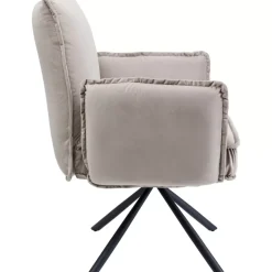 Stühle|KARE Design Armlehnstuhl Chelsea Grau