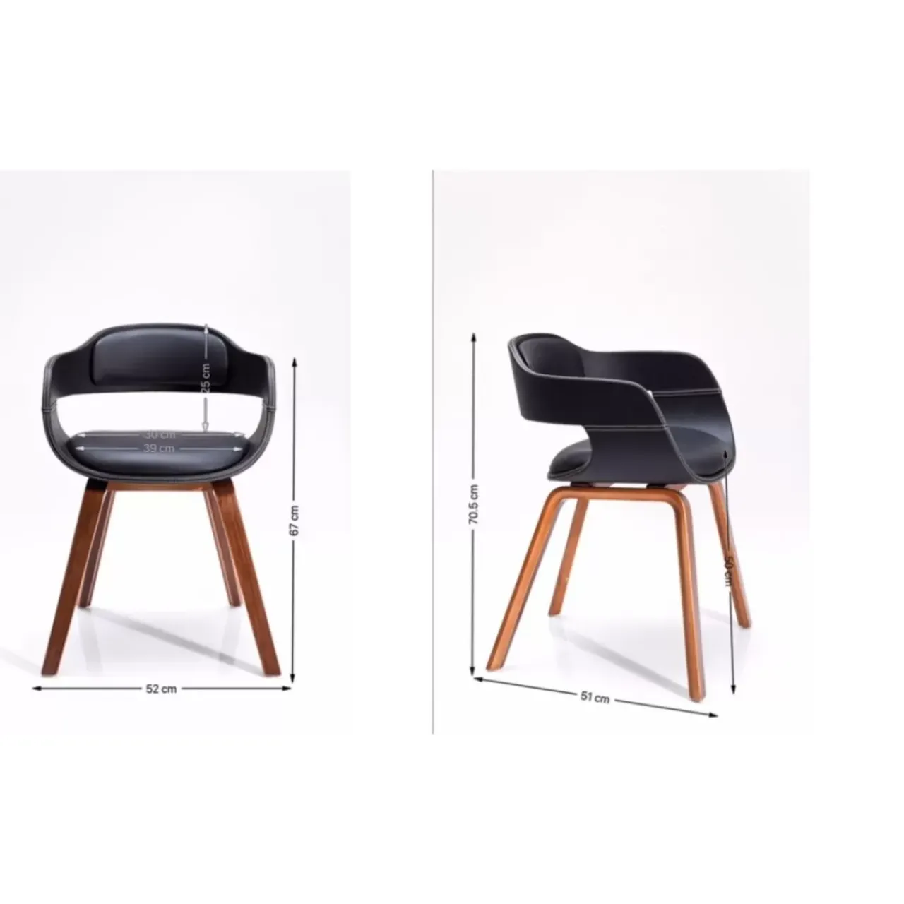 Stühle|KARE Design Armlehnstuhl Costa Walnut