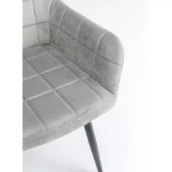 Stühle|KARE Design Armlehnstuhl Kim Grau