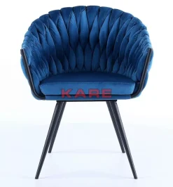 Stühle|KARE Design Armlehnstuhl Knot Blau
