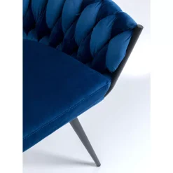 Stühle|KARE Design Armlehnstuhl Knot Blau