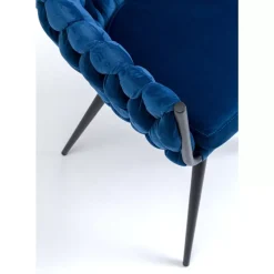 Stühle|KARE Design Armlehnstuhl Knot Blau