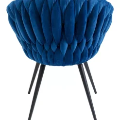 Stühle|KARE Design Armlehnstuhl Knot Blau