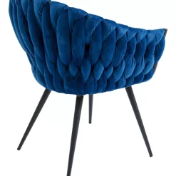 Stühle|KARE Design Armlehnstuhl Knot Blau