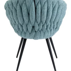 Stühle|KARE Design Armlehnstuhl Knot Petrol