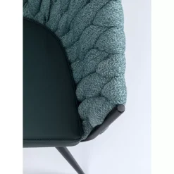 Stühle|KARE Design Armlehnstuhl Knot Petrol