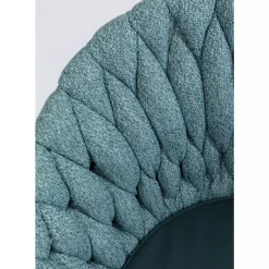 Stühle|KARE Design Armlehnstuhl Knot Petrol