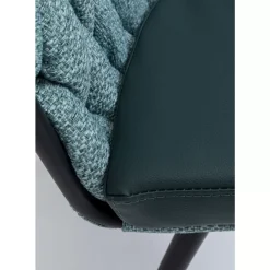 Stühle|KARE Design Armlehnstuhl Knot Petrol
