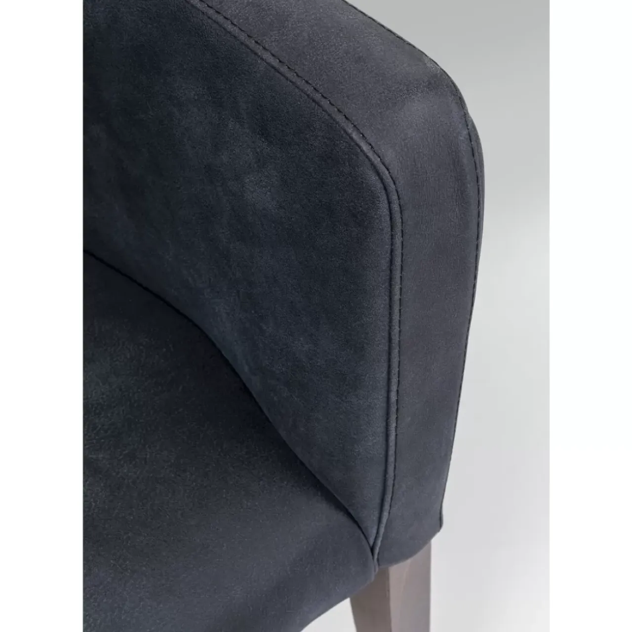 Stühle|KARE Design Armlehnstuhl Mode Leder Anthrazit