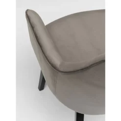 Stühle|KARE Design Armlehnstuhl Modino Velvet Grau