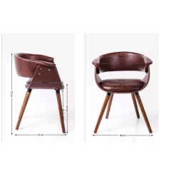 Stühle|KARE Design Armlehnstuhl Monaco Nougat