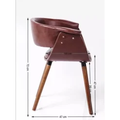 Stühle|KARE Design Armlehnstuhl Monaco Nougat