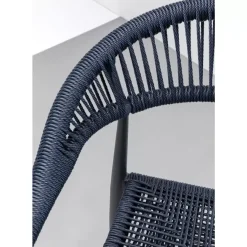 Outdoormöbel|KARE Design Armlehnstuhl Palma Petrol