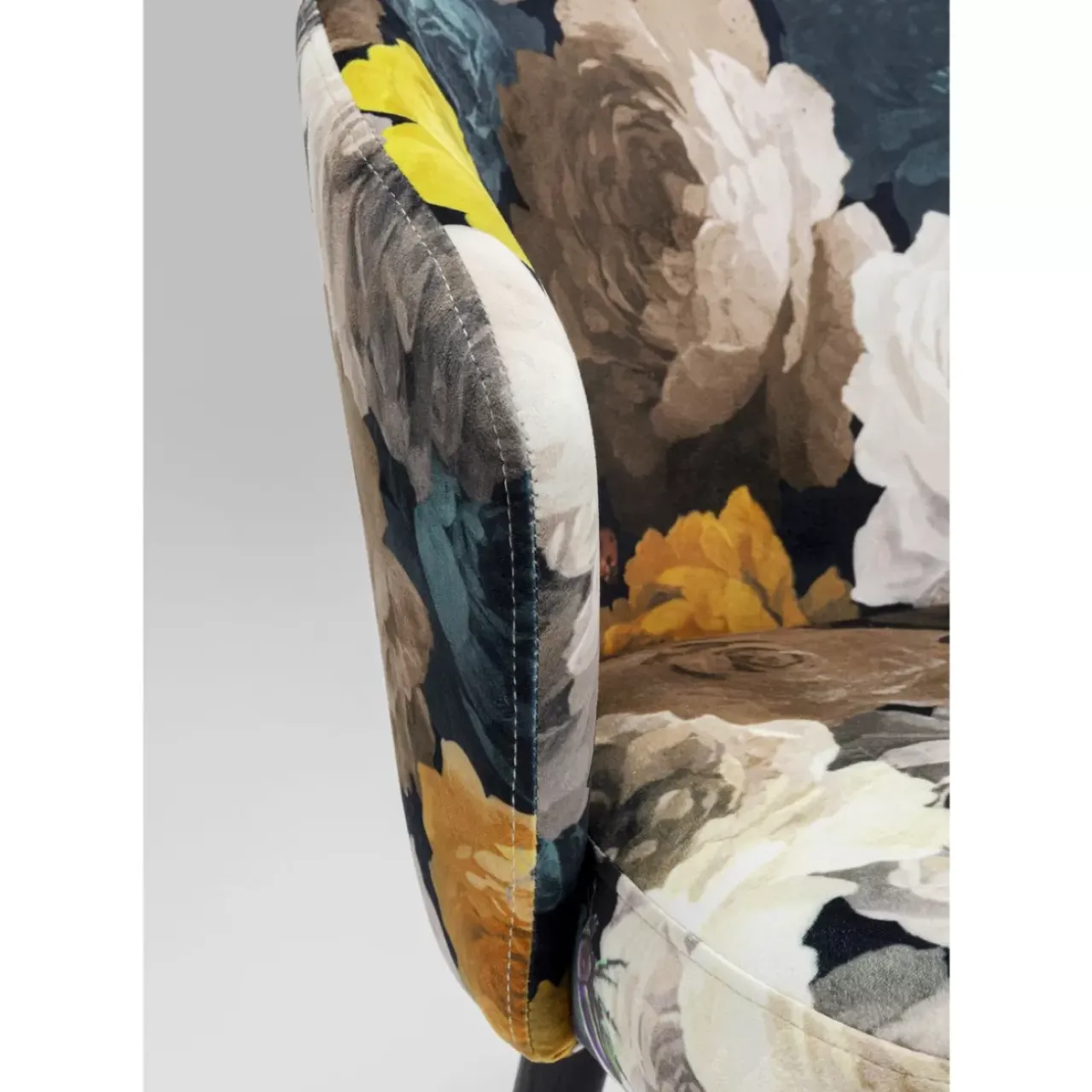 Stühle|KARE Design Armlehnstuhl Peony Flower Gelb
