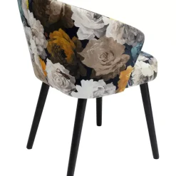 Stühle|KARE Design Armlehnstuhl Peony Flower Gelb