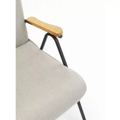 Sessel|KARE Design Armlehnstuhl Ryan Grau