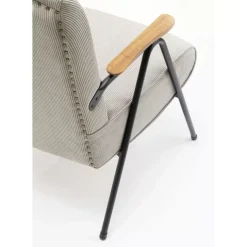 Sessel|KARE Design Armlehnstuhl Ryan Grau