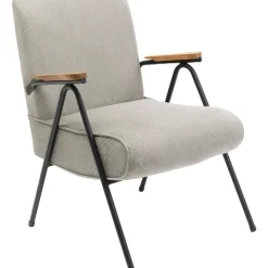 Sessel|KARE Design Armlehnstuhl Ryan Grau