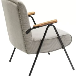 Sessel|KARE Design Armlehnstuhl Ryan Grau