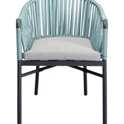 Outdoormöbel|KARE Design Armlehnstuhl Santanyi Petrol