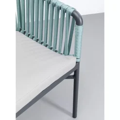 Outdoormöbel|KARE Design Armlehnstuhl Santanyi Petrol