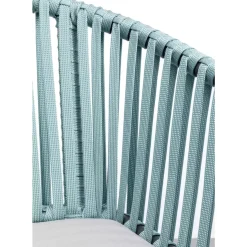 Outdoormöbel|KARE Design Armlehnstuhl Santanyi Petrol