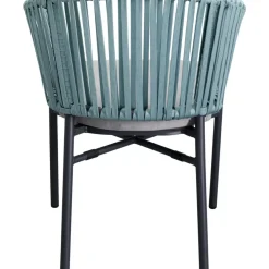 Outdoormöbel|KARE Design Armlehnstuhl Santanyi Petrol