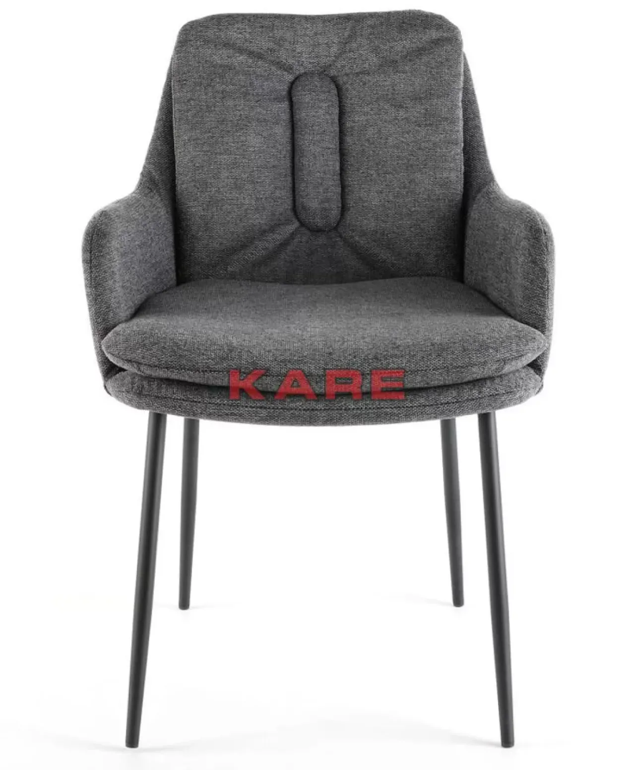 Stühle|KARE Design Armlehnstuhl Thea Dunkelgrau