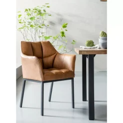 Stühle|KARE Design Armlehnstuhl Thinktank Braun