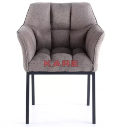 Stühle|KARE Design Armlehnstuhl Thinktank Hellbraun