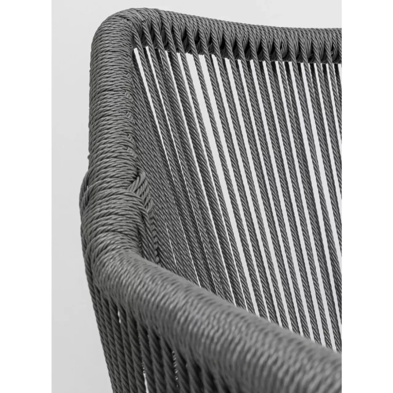 Outdoormöbel|KARE Design Armlehnstuhl Wave Grau