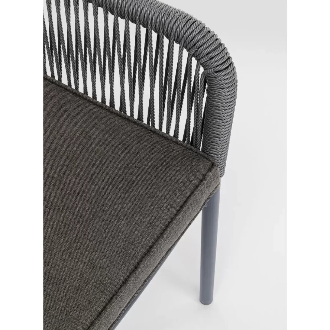 Outdoormöbel|KARE Design Armlehnstuhl Wave Grau