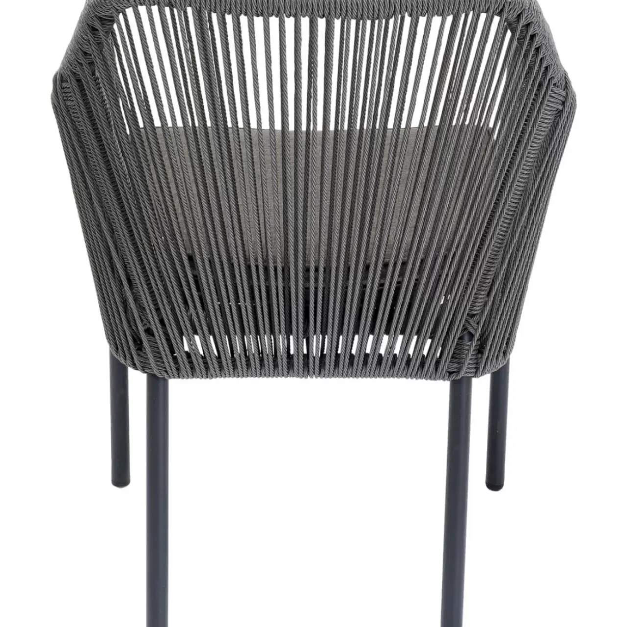 Outdoormöbel|KARE Design Armlehnstuhl Wave Grau