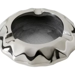 Ascher|KARE Design Aschenbecher Avantgard Silber O15Cm
