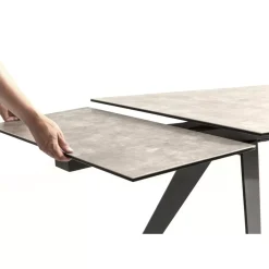 Tische|KARE Design Ausziehtisch Amsterdam Dunkel 160(40+40)X90Cm