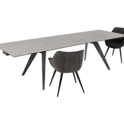 Tische|KARE Design Ausziehtisch Amsterdam Dunkel 200(45+45)X100Cm