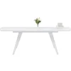 Tische|KARE Design Ausziehtisch Amsterdam Weiss 160(40+40)X90Cm