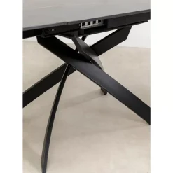 Tische|KARE Design Ausziehtisch Twist Schwarz 120(30+30)X90Cm