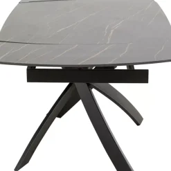 Tische|KARE Design Ausziehtisch Twist Schwarz 120(30+30)X90Cm