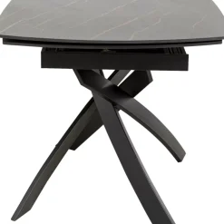 Tische|KARE Design Ausziehtisch Twist Schwarz 120(30+30)X90Cm