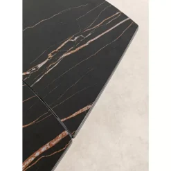 Tische|KARE Design Ausziehtisch Twist Schwarz 120(30+30)X90Cm